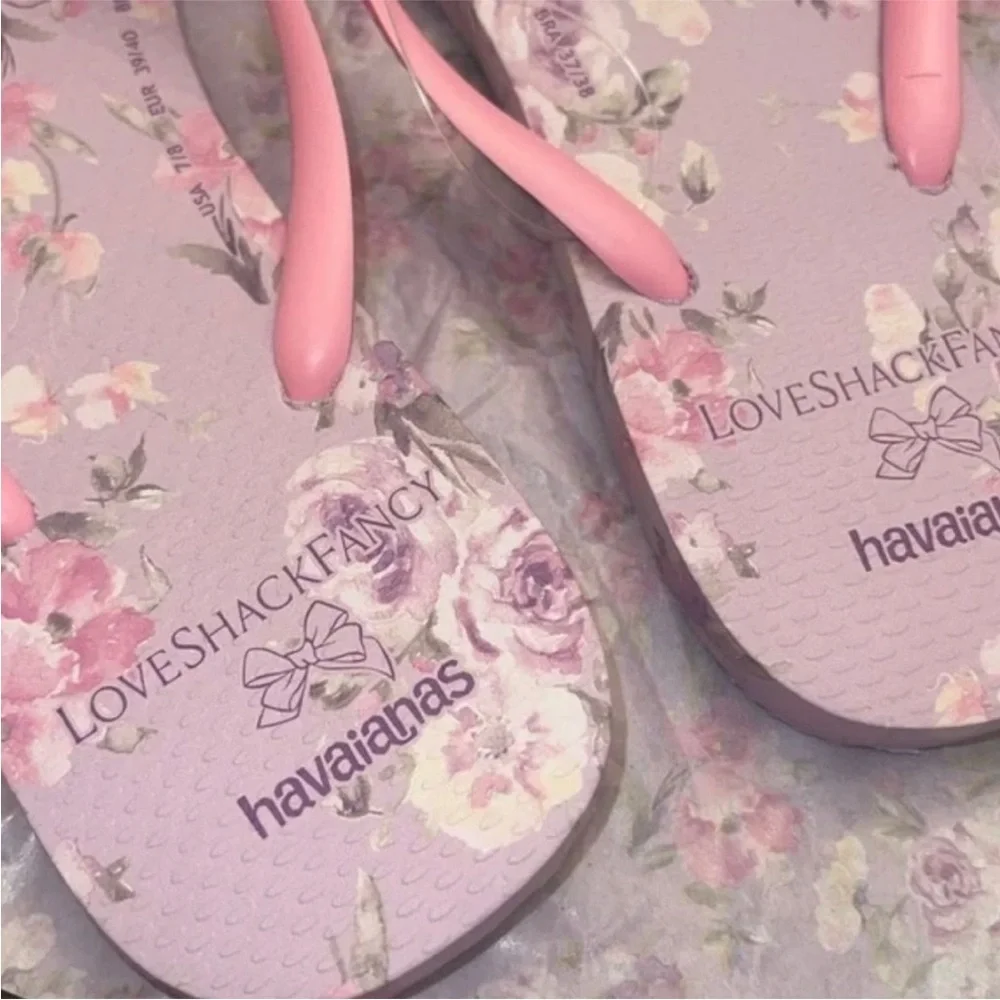LOVESHACKFANCY Havaianas Flip Flops Sandals